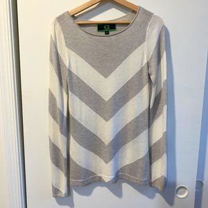 C. Wonder Grey & White Herring Bone Sweater